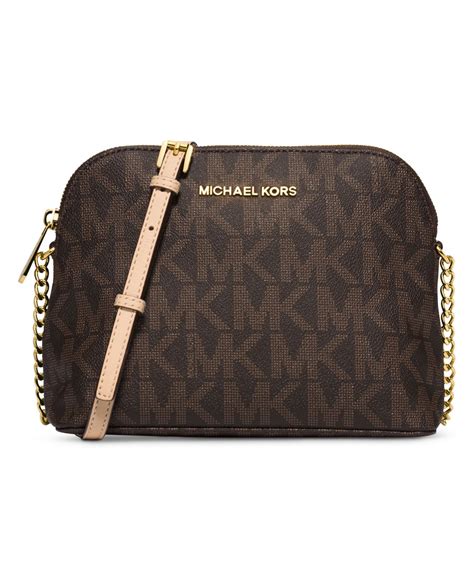 michael kors cindy large dome crossbody|michael kors crossbody monogram.